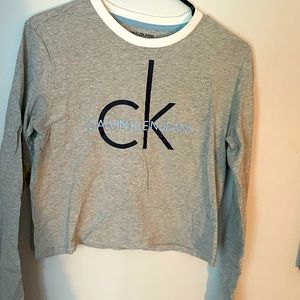 Gray Calvin Klein sweater